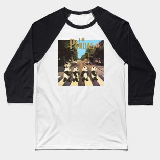 The Pandas "Abbey road" Baseball T-Shirt